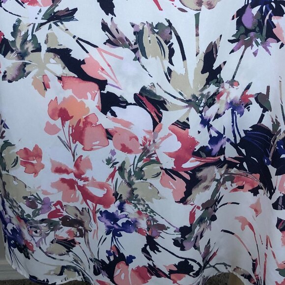 🌸 Dana Buchman Floral Drape Cardigan XL – Vintage-Inspired Soft Layering Piece - Picture 9 of 15